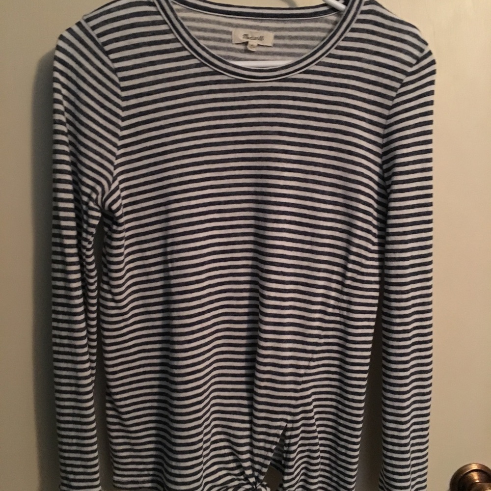 Madewell Modern Tie-Front Sweater